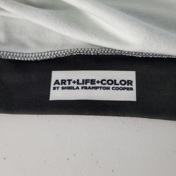 Funky Colorful Abstract Women's Crew Neck - Picture 8 of 12